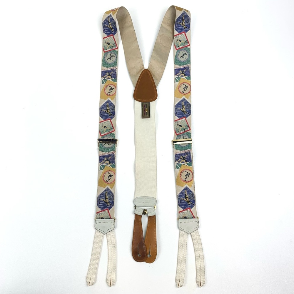 Trafalagar Suspenders Limited Edition Olympic Gold Medal Games Novelty Print